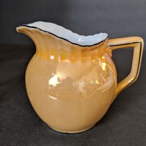 Art Deco Lusterware Small Pitcher  Registered Germany